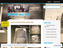 Tablet Screenshot of myyardsalepick.com